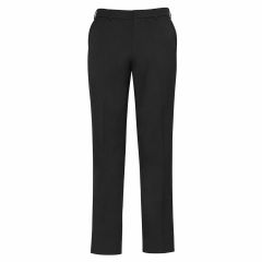 Biz Mens Adjustable Waist Pant Charcoal