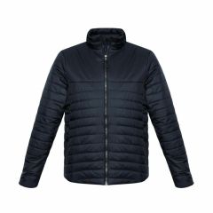 Biz Mens Expedition Quilted Jacket Navy