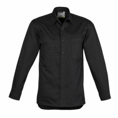 Biz Mens Lightweight Tradie Long Sleeve Black