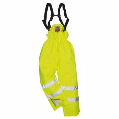 Bizflame Rain Unlined Hi Vis Antistatic FR Pants_ Yellow