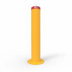 Bollard 220mm Surface Mounted _ Galvanised _ Powder Coated _ Safe