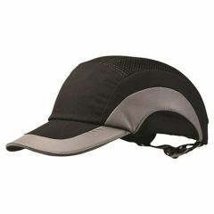 Bump Cap Standard Peak _ Black_Grey