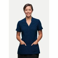 City Collection 2174 City Stretch Spot Tunic_ Navy