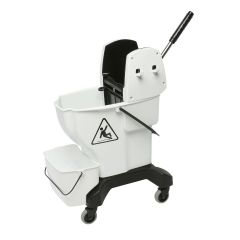 EDCO Enduro Press Wringer and Bucket Complete _ WHITE