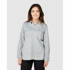 Elwood Womens Utility Shirt_ Dove Grey