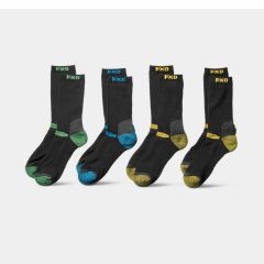 FXD SK_2 Assorted Black Crew Socks_ Pack_4