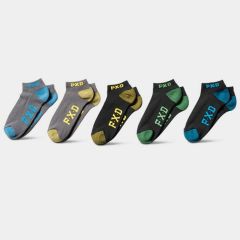 FXD SK_3 Black_Marle Ankle Socks_ Pack_5pr