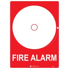 Fire Alarm _with pictogram_ Sign