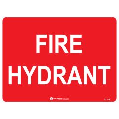 Fire Hydrant Sign