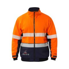 Flamebuster FJV034 FR PPE2 HiVis Segmented Reflective Full Zip Fl