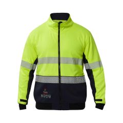 Flamebuster FJV034 FR PPE2 HiVis Segmented Reflective Full Zip Fl