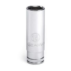 GearWrench 80397 15mm 3_8” Drive 6 Pt_ Deep Metric Socket