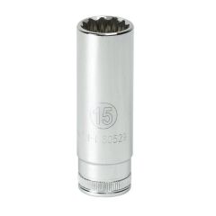 GearWrench 80509 3_8_ Drive 12 Point Deep SAE Socket 1_4_