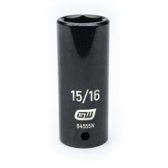 GearWrench 84555N 15_16” 1_2” Drive SAE 6 Pt_ Deep Impact Socket