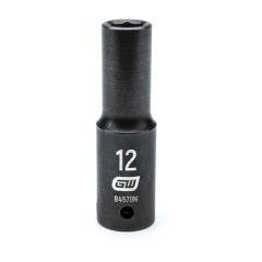 GearWrench 84570N 12mm 1_2” Drive Metric 6 Pt_ Deep Impact Socket