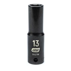 GearWrench 84571N 13mm 1_2” Drive Metric 6 Pt_ Deep Impact Socket