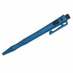 HD Metal Detect_ Retractable Pen_ BLACK Fine Tip_ Blue Housing_ B