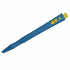 HD Metal Detect_ Retractable Pen_ BLACK Fine Tip_ Blue Housing_ Y