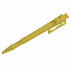 HD Metal Detect_ Retractable Pen_ BLACK Fine Tip_ Yellow Housing_