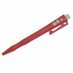 HD Metal Detect_ Retractable Pen_ BLACK Gel Ink_ Red Housing_ Whi