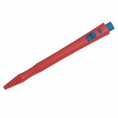 HD Metal Detect_ Retractable Pen_ BLACK Std Ink_ Red Housing_ Blu