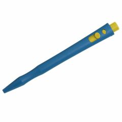 HD Metal Detect_ Retractable Pen_ BLUE Fine Tip_ Blue Housing_ Ye