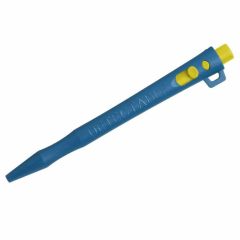 HD Metal Detect_ Retractable Pen_ BLUE Fine Tip_ Blue Housing_ Ye