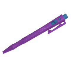 HD Metal Detect_ Retractable Pen_ BLUE Std Ink_ Purple Housing_ B