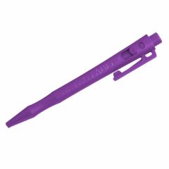 HD Metal Detect_ Retractable Pen_ BLUE Std Ink_ Purple Housing_ P