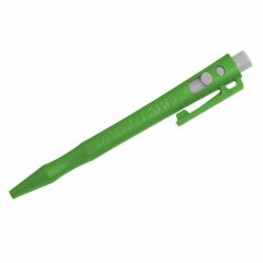 HD Metal Detect_ Retractable Pen_ GREEN Std Ink_ Green Housing_ W