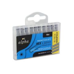 Hex 5mm x 50mm Power Bit _ Handipack _x10_