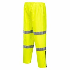 Huski Tarmac Premium Hi Vis Reflective Rainpants_ Yellow