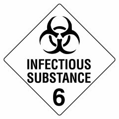 Infectious Substance 6 Sign