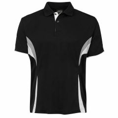 JB' Mens Cool Polo_ Black_White_Grey 