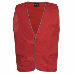 JB's Coloured Tricot Vest_ Red