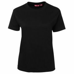 JB's Ladies Crew Neck Short Sleeve Tee_ Black