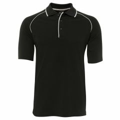 JB's Mens Raglan Short Sleeve Polo_ Black_White