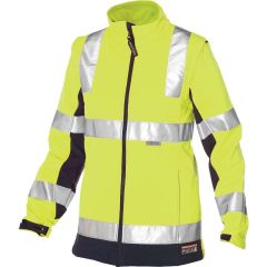 KIMBERLY Ladies Softshell Jacket_ Yellow_Navy