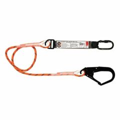 Linq Single Leg Rope Lanyard_ 2m_ 1 x Screw Gate Karabiner_ 1 x D