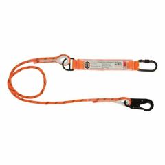 Linq Single Leg Rope Lanyard_ 2m_ 1 x Screw Gate Karabiner_ 1 x S