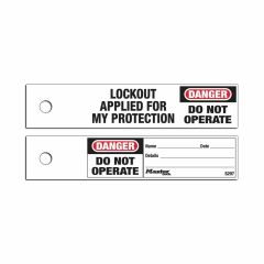 Masterlock Danger Do Not Operate Maintenance Flags 140 x 32mm