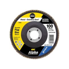 Max Abrase Hawk Gold Series Flap Discs_ 100mm_ Z80 Grit