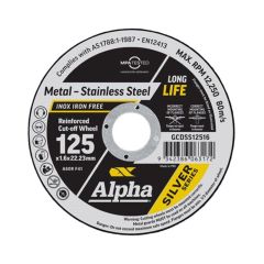 Max Abrase Kestrel Silver Series Cutting Discs_ 125 x 1_6mm