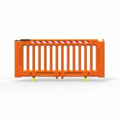 Menni_Q Pedestrian Fence Panel 2130mm Long _ Polyethylene Hi_Vis 