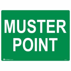 Muster Point Sign