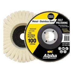 Polishing Flap Disc Gold 100mm Medium