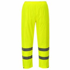 Portwest Hi Vis Rain Trousers Reflective Tape_ Yellow