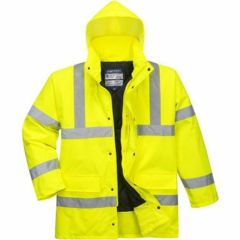 Portwest Hi Vis Traffic Jacket_ Yellow