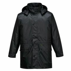 Portwest MR206 Carey Rain Jacket_ Black