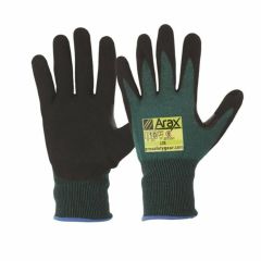 ProChoice Arax Cut 3 Green Nitrile Sand Dip Palm